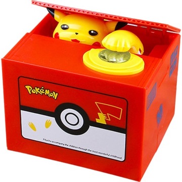 ИНТЕРАКТИВНАЯ СВИНКА POKEMON PIKACHU ДЛЯ ДЕТЕЙ СБЕРЕГАТЕЛЬНАЯ КОРОБКА