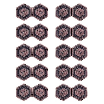 ZASOBY RESOURCES 1 ZESTAW 10 METALOWYCH MONET ZAMIENNIK DO ARKHAM HORROR