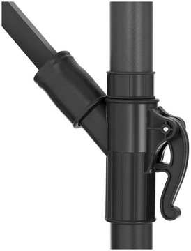 Зонт садовый на штанге, круглый, поворотный, диаметр. 300 см синий