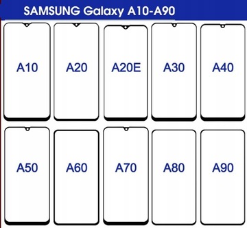 Переднее ЖК-стекло с OCA Ремонт экрана Samsung A10