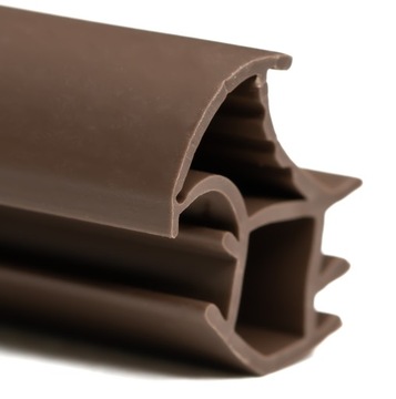 USZCZELKA DO OŚCIEŻNICY PROGU DRZWI METALOWYCH BRĄZOWA 6 mb