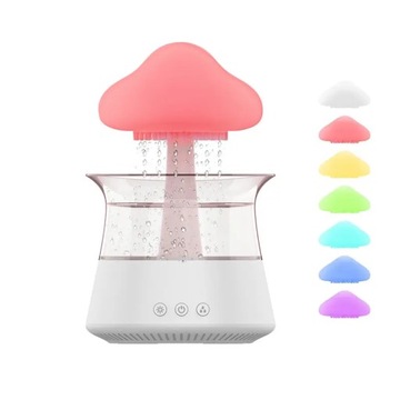 DESZCZOWA CHMURA NAWILŻACZ POWIETRZA LAMPA NOCNA DYFUZOR AROMATERAPII RGB