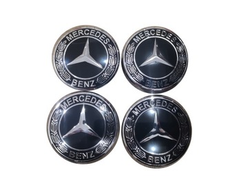 EMBLEMAT NAKLEJKA Z ALUMINIUM MERCEDES 56mm