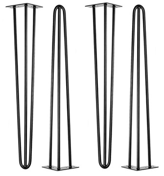 4 x Metalowe nogi do stołu Hairpin legs 30 cm TNJ