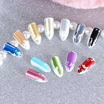 Трансферная фольга на ногти матовое золото