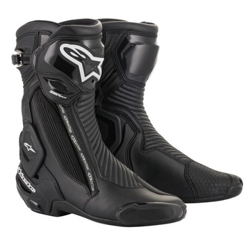BUTY MOTOCYKLOWE MĘSKIE ALPINESTARS SMX PLUS V2 CZARNE ROZMIAR 45