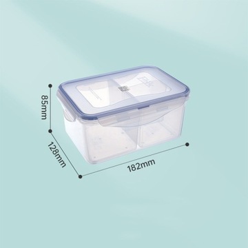 Pojemnik na żywność 1200 ml 3 przegródki A266