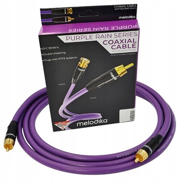 MELODIKA MDCX05 KABEL RCA CYFROWY COAXIAL CINCH OFC INTERKONEKT 0.5M