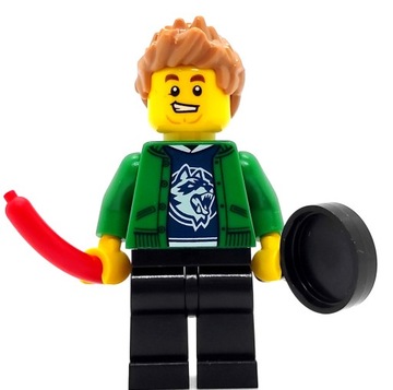 LEGO Minifigurka Obozowicz z Patelnią BAM,NOWE