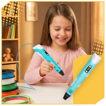 3D принтер Ручка для детей Набор ФИЛАМЕНТ 109 МАТЕРИАЛ