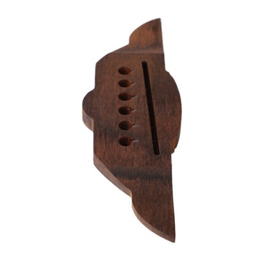 Деревянный гитарный мостик в форме ласточки.