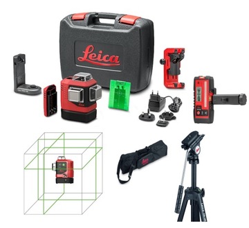 Laser krzyżowy LEICA LINO L6G + STATYW + DETEKTOR WAWA