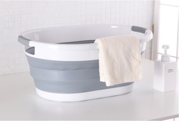 Корзина для белья Ruhhy овальная, 25 л, белый, разноцветный