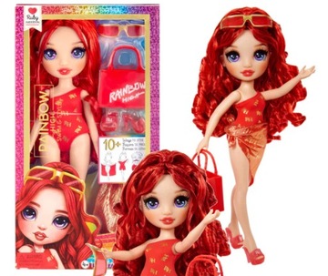 RAINBOW HIGH SWIM & STYLE Lalka RUBY ANDERSON Strój Kapielowy