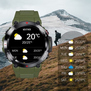 Smartwatch Męski Hagen HC36K.24.5314 zielony pasek