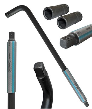 KLUCZ DO KÓŁ KUTY 1/2'' NASADKI UDAROWE 17, 19mm
