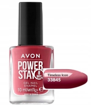 AVON Power Stay GEL żelowy lakier do paznokci TIMELESS ICON