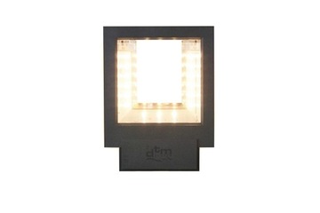 Lampa do bramy DTM QUADRO sygnalizacyjna LED BIAŁA
