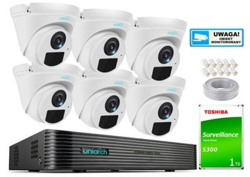 Zestaw Monitoringu 4Mpx 6 Kamer IPC-T124-APF28