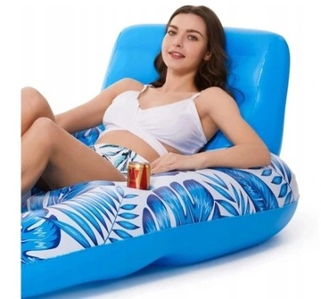 ВОДНЫЙ НАДУВНОЙ МАТРАС ДЛЯ БАССЕЙНА ПЛЯЖНОГО СО СПИНКОЙ