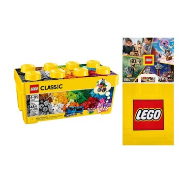 LEGO Classic Kreatywne klocki LEGO średnie pudełko (10696) +Torba +Katalog
