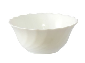 SALATERKA SZKLANA miska Trianon 12 cm biała 10158
