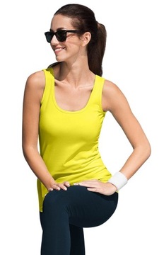 WYGODNY TOP DAMSKI bawełna TRIUMPH cytrynowy XL