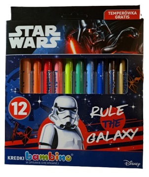 Kredki ołówkowe Bambino Jumbo 12 szt. Star Wars