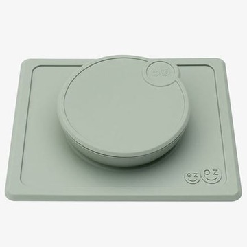 EZPZ силиконовая мини-миска зеленая + крышка