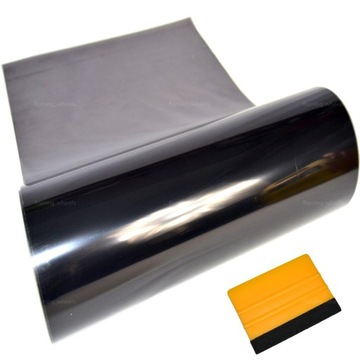 3M x 30CM RAKLA Фольга с затемнением лампы, ЧЕРНАЯ