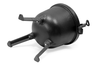 ROSSNER эмалированный чугунный казан 8 л на огне