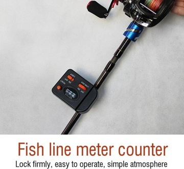 Счетчик лески, профессиональный зажим для счетчика лески для троллинга