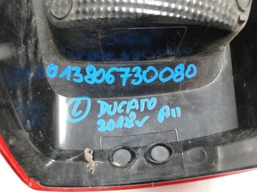 DUCATO BOXER JUMPER MAXI FACELIFT 2018 SVĚTLO ZADNÍ LEVÝ 013806730080