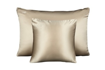 100% Jedwabna Poszewka 40x60 na Poduszka/ę Pościel Light Caramel Karmel
