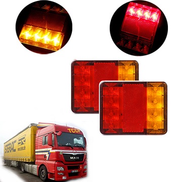 lampa tylna zespolona led lampy tylne do przyczepy Uniwersalny 12V-80V