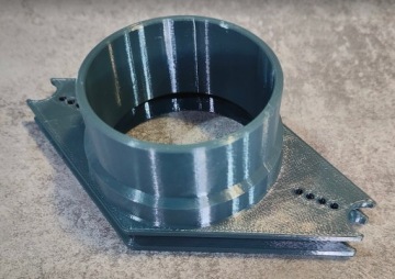 Подводка отопления к палатке 75мм.