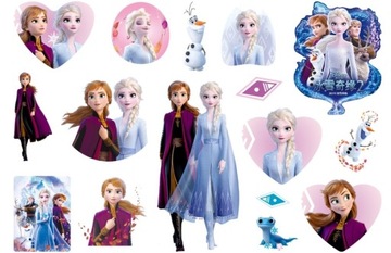 TATUAŻE DLA DZIECI ZMYWALNE KRAINA LODU ANNA ELSA