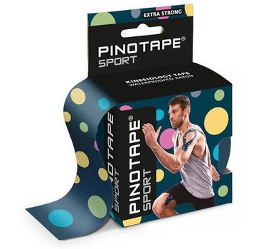 Taśma kinesio 5cm x 5m PINOTAPE Sport tejp kropki