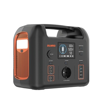 STACJA ZASILANIA GENERATOR POWERBANK 500W 480WH PRZENOŚNA ELEKTROWNIA