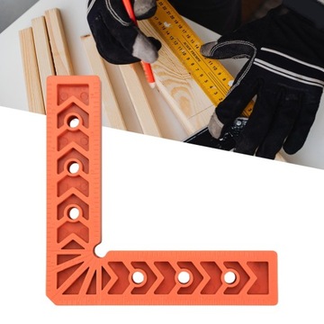 Позиционирование квадратов Зажим для шкафа Столярный инструмент Угловой зажим 6 дюймов