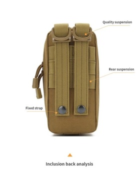 Тактические первые комплекты Molle, 3 шт., сумка для экстренной помощи на открытом воздухе, армейский охотничий автомобиль