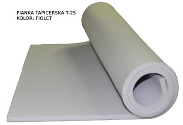 PIANKA TAPICERSKA GĄBKA T-25 200/120/GRUBOŚĆ DOWOLNA (min 1 cm)