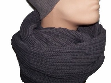 SZAL KOMIN MĘSKI CIEPŁY JESIEŃ ZIMA KOLORY