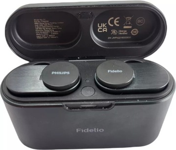 SŁUCHAWKI BEZPRZEWODOWE PHILIPS T1 FIDELIO Z ETUI T1BK/00