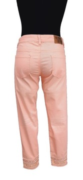 Spodnie jeansowe rurki DESIGUAL wiosna lato M