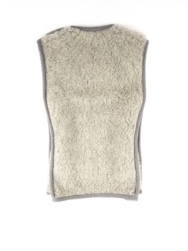 ЖИЛЕТ ЖЕНСКИЙ, 100% МЕРИНОСОВАЯ ШЕРСТЬ, R 40 СЕРЫЙ