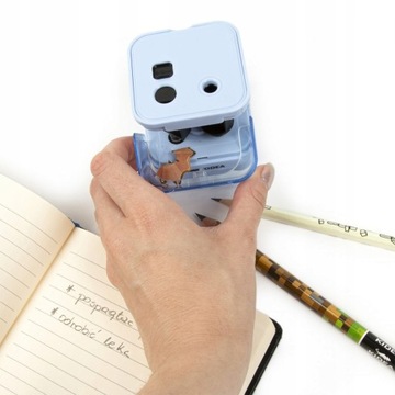 Temperówka elektryczna podwójna niebieska KIDEA (TEL2ANKA)