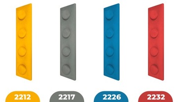 МЯГКАЯ ПАННО ДЕТСКАЯ LEGO 7 ЦВЕТОВ ДЕКОРАТИВНАЯ ДЕКОРАТИВНАЯ 12,5x50 см