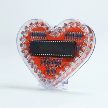 Serce 32 Multikolor RGB LED z obudową super EFEKT