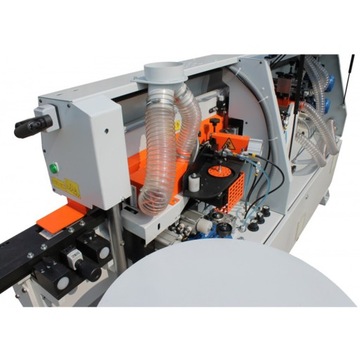 Компактный кромкооблицовочный станок с введением. фрезерование 7c.дисплей. ЕВА КЗМ 6 ТФ ПРЕМИУМ